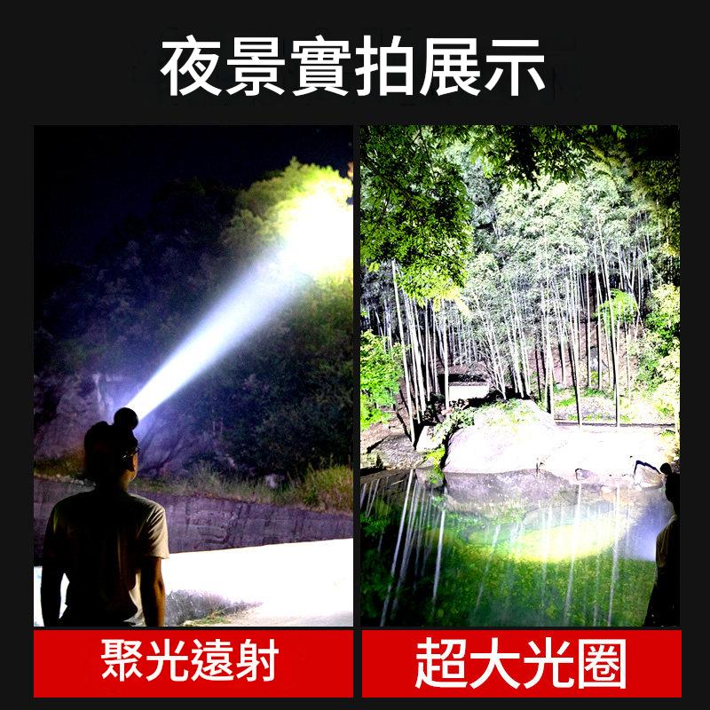 夜間釣魚頭燈強光充電超亮頭戴式戶外超長續航手電筒礦燈輕感應專用